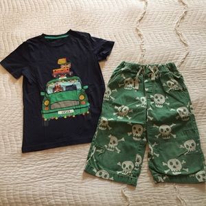 Mini Boden Matching Sets - mini Boden Size 7-8Y Tiger Shirt Skull 8Y Shorts Mini Boden Matching Sets - mini Boden Size 7-8Y Tiger Shirt Skull 8Y Shorts